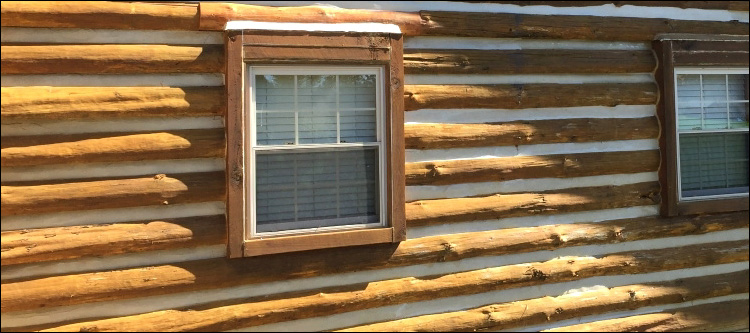Log Home Whole Log Replacement  Gadsden, Alabama